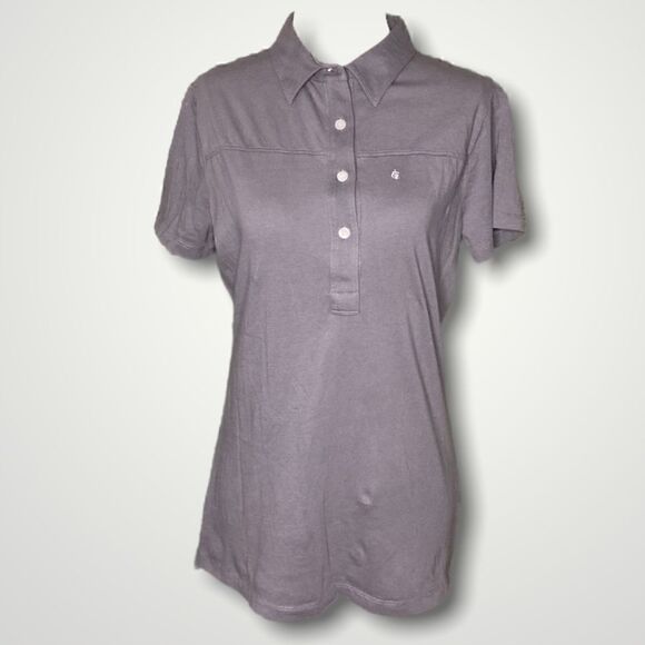 Criquet Organic, Cotton Top Shelf Range Collared Youth Polo, Color Gray Neutral - Picture 7 of 7